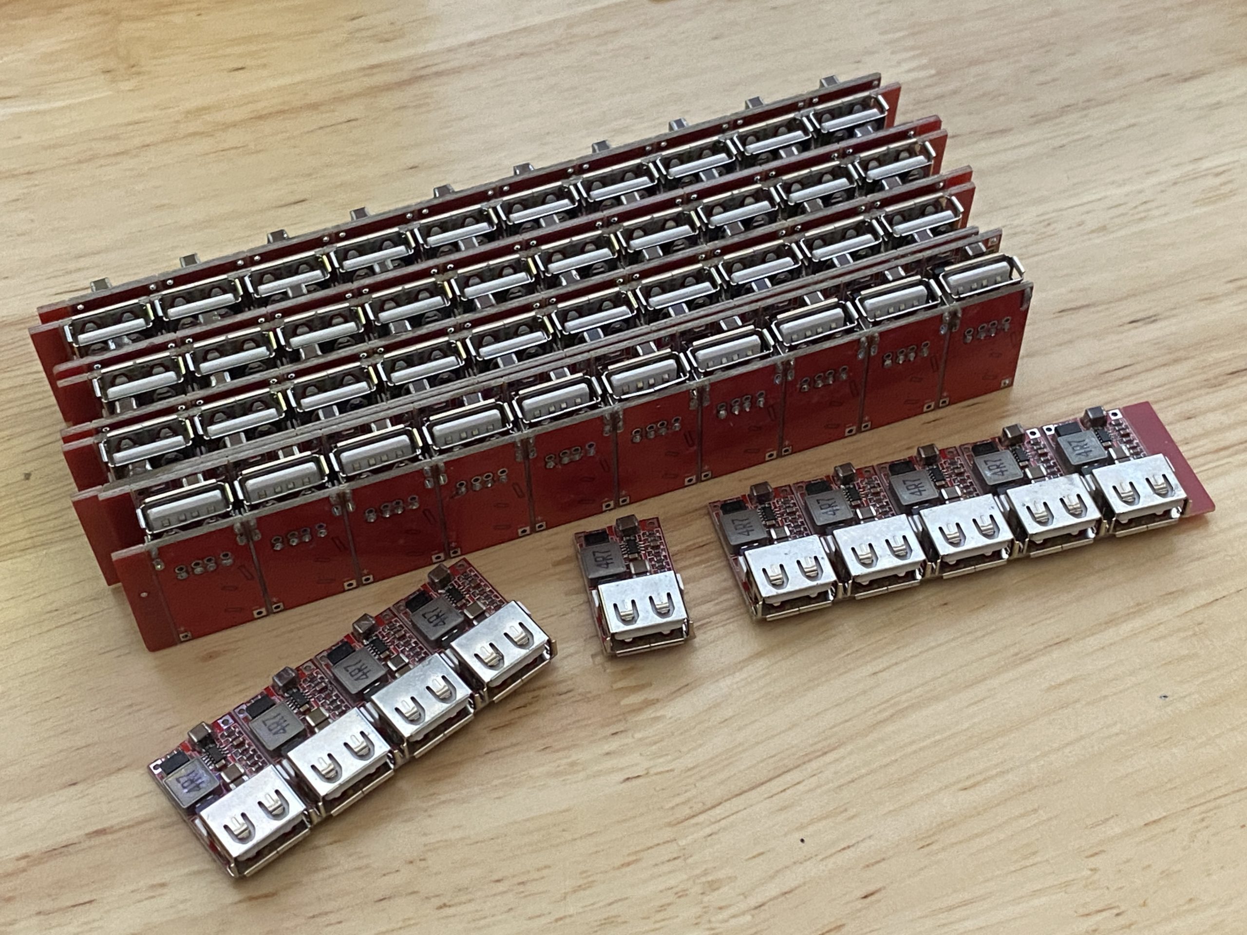 12V to 5V USB step-down power module